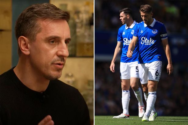 Gary Neville claims Premier League is ‘defunct organisation’ after Everton deduction