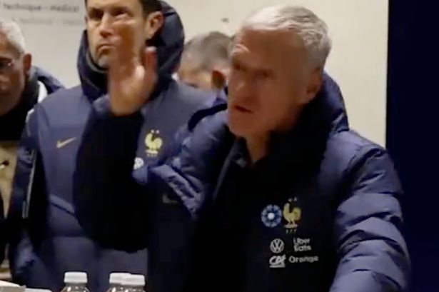 France boss Didier Deschamps’ ruthless team talk while 7-0 up at half-time vs Gibraltar