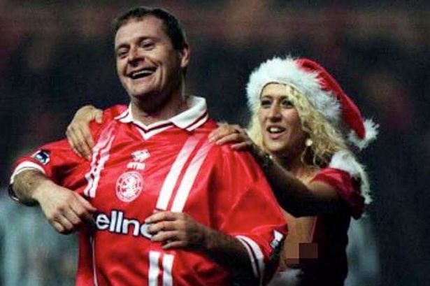 Paul Gascoigne shares streaker snap with boobs out alongside cheeky Christmas message