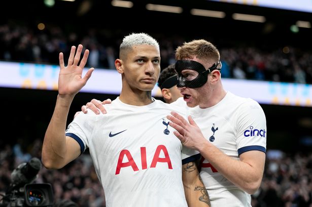 Spurs fans laugh at Richarlison ‘realising mid-celebration’ he’d scored vs ex-club Everton