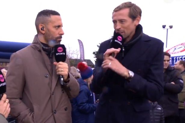 Peter Crouch leaves Rio Ferdinand in stitches with ‘birds’ comment on TNT Sport
