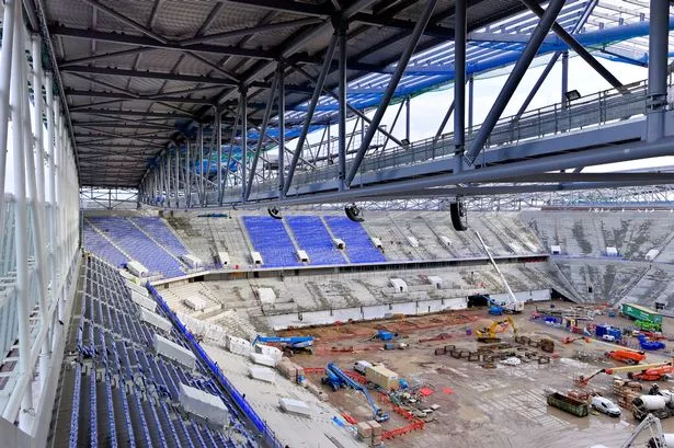 Everton stadium chaos sees ‘150 staff leave Bramley Moore Dock site over tense disputes’