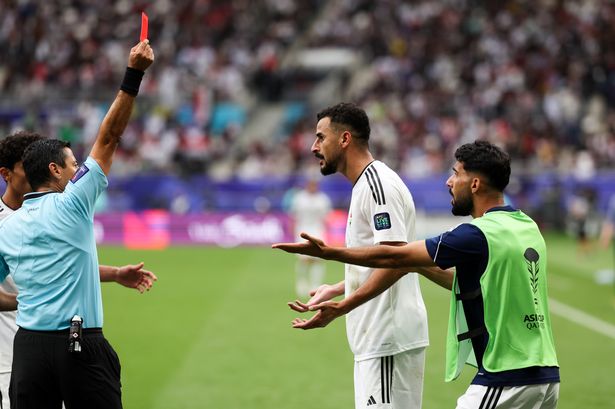 Iraq star sent off for ‘grass-eating’ celebration mocking opponents in Asian Cup