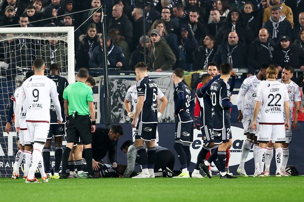 Bordeaux star ‘placed in induced coma’ after sickening clash of heads in first minute