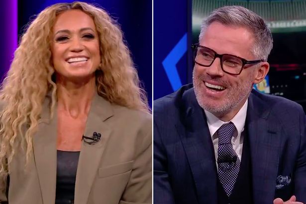 Kate Abdo hits back at ‘annoying’ Jamie Carragher for awkward ‘loyalty’ joke