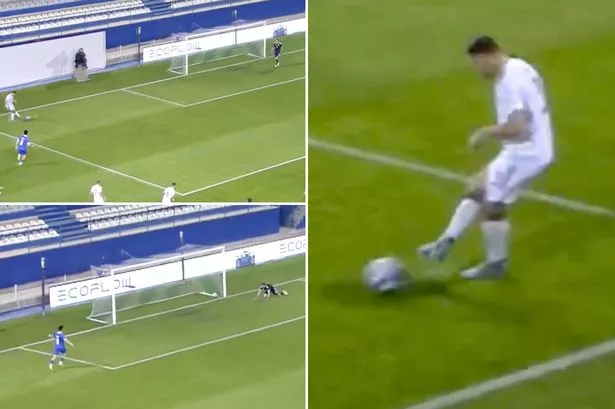 Latvia star’s own goal ‘like Football Manager’ as he passes ball into net after 14 seconds