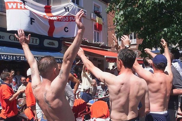 ‘England and Germany are getting on so well they even sang Three Lions together’