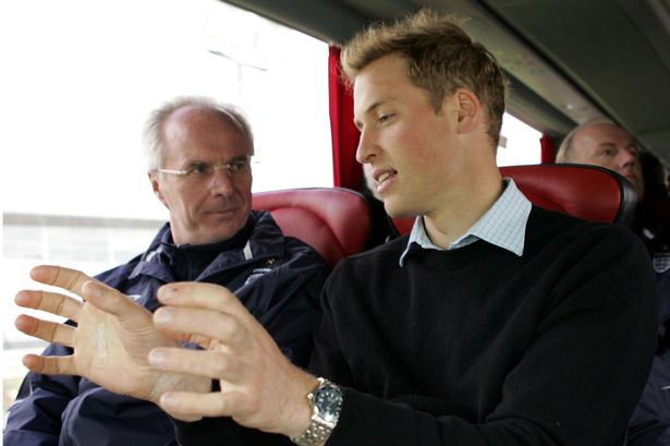 Prince William calls Sven-Goran Eriksson a ‘true gentlemen’ in touching tribute