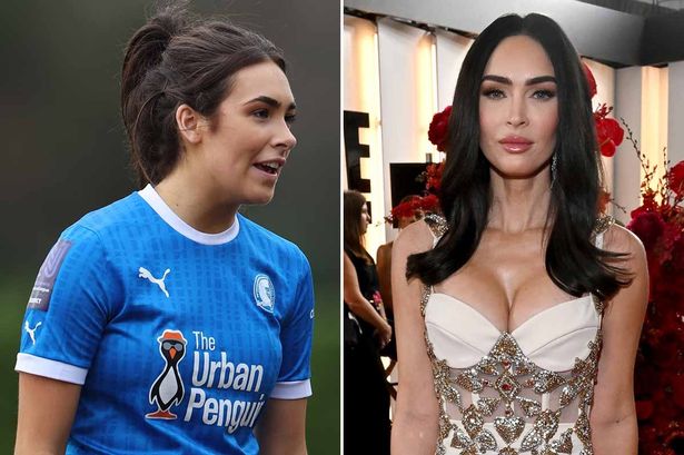 Viral women’s footballer compared to Megan Fox as she nets during season opener