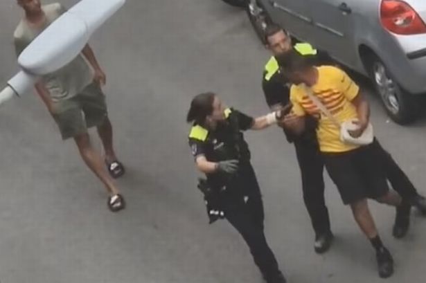 Lamine Yamal’s dad filmed in explosive row before he’s stabbed ‘multiple times’