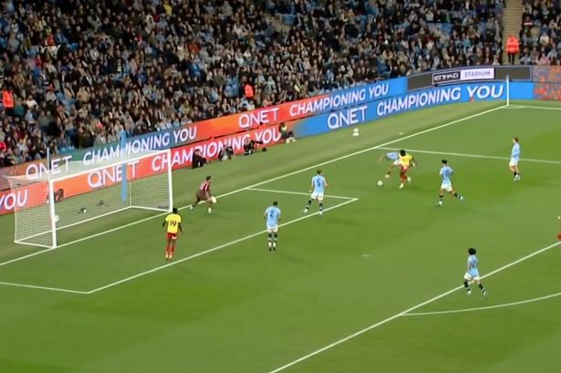 Fans rage as ‘Erling Haaland goal’ versus Man City ruled out because forward ‘too strong’