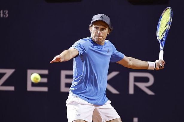 Man Utd legend Diego Forlan thrashed on pro tennis debut as he admits ‘I know my limitations’