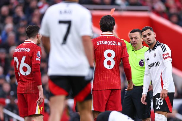 Liverpool’s Andy Robertson sees red as Premier League statement made over two decisions