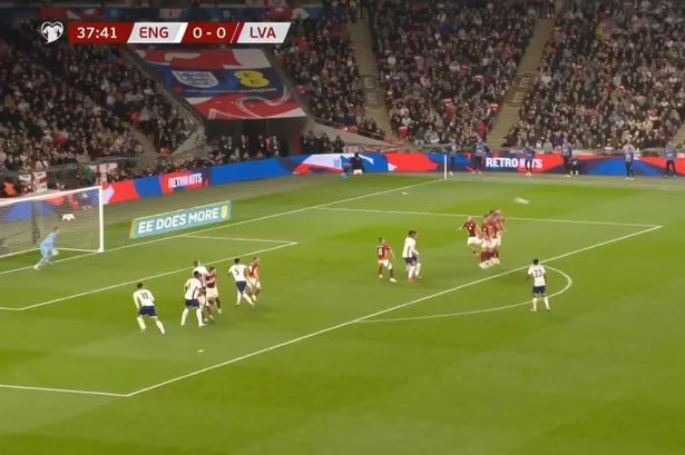 England fans say same thing as Reece James scores ‘worldie’ after Latvia miss ‘sitter’