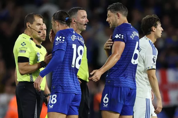Jack Grealish’s Everton debut spoiled by controversial Leeds penalty