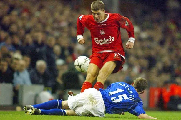 Steven Gerrard smashed me with a horror tackle but he was the best player in England