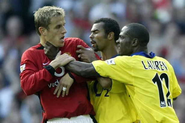 ‘I’m Arsenal legend who grabbed Man Utd rival by neck – 120% I’d do it again’
