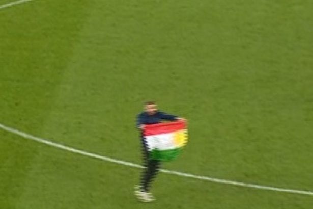Man City’s Champions League game paused as protestors storm the Etihad pitch