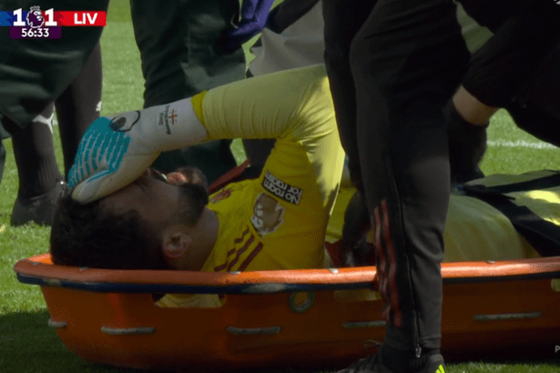 Liverpool plunged into goalkeeping crisis as Giorgi Mamardashvili stretchered off
