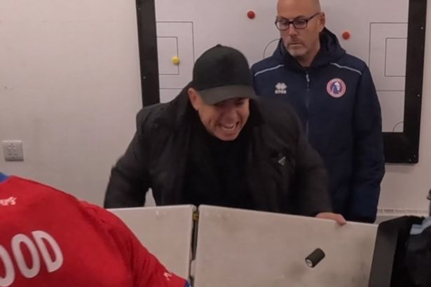 Marc White reveals shock response to brutal half-time table-flipping tirade at Dorking players